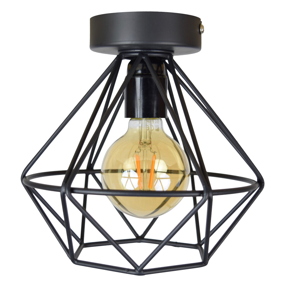 Urban Interiors plafondlamp 'Wire' Ø22cm, kleur Vintage Black afbeelding 1