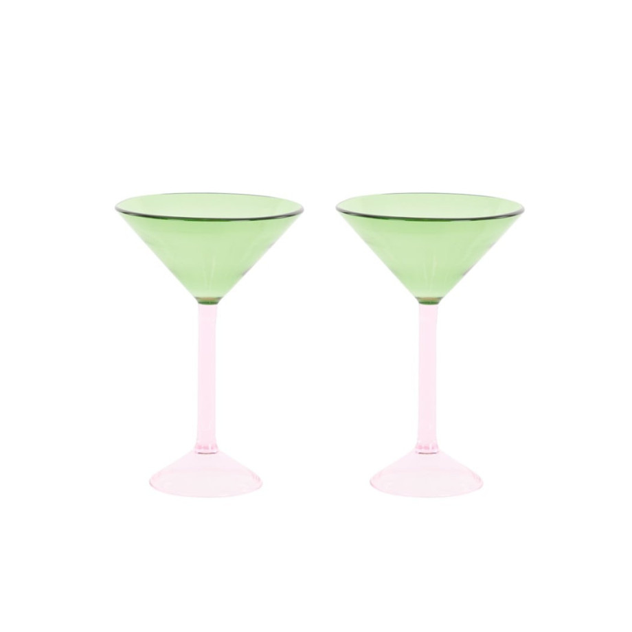 Urban Nature Culture Martini cocktailglas set van 2 afbeelding 1