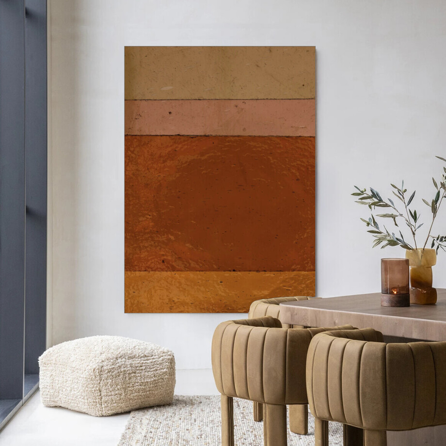 Urban Cotton Wandkleed 'Geen Bruin Roze Achtig' 80 x 110cm in Frame - black Urban Cotton Wandkleed 'Geen Bruin Roze Achtig' 80 x 110cm in Frame - black afbeelding