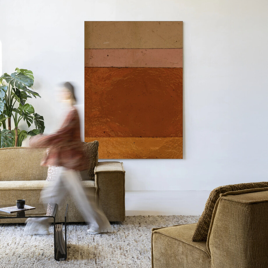 Urban Cotton Wandkleed 'Geen Bruin Roze Achtig' 145 x 190cm in Frame - black Urban Cotton Wandkleed 'Geen Bruin Roze Achtig' 145 x 190cm in Frame - black afbeelding