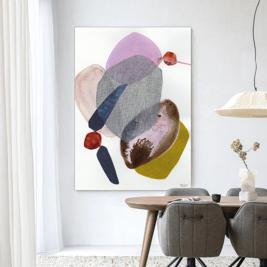 Urban Cotton Wandkleed 'Wings' 80 x 110cm in Frame - black Urban Cotton Wandkleed 'Wings' 80 x 110cm in Frame - black afbeelding