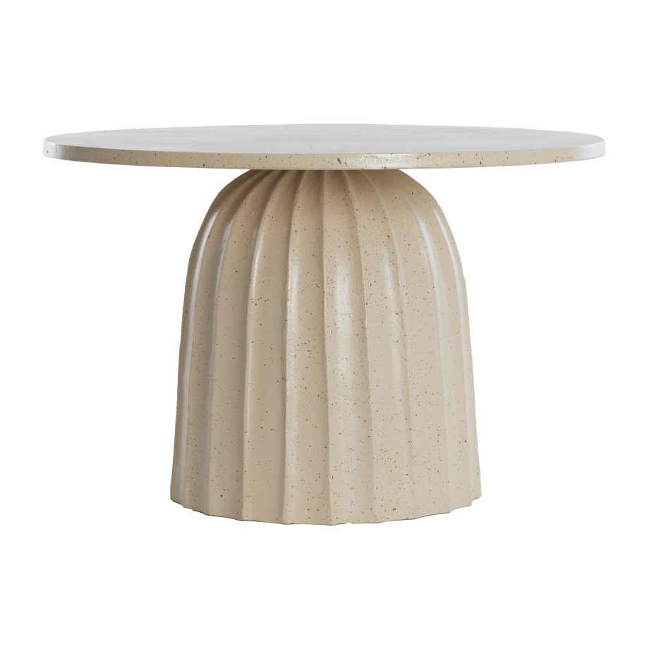 Light & Living Ronde Bijzettafel 'Veglia' 60cm, kleur Zand afbeelding 1