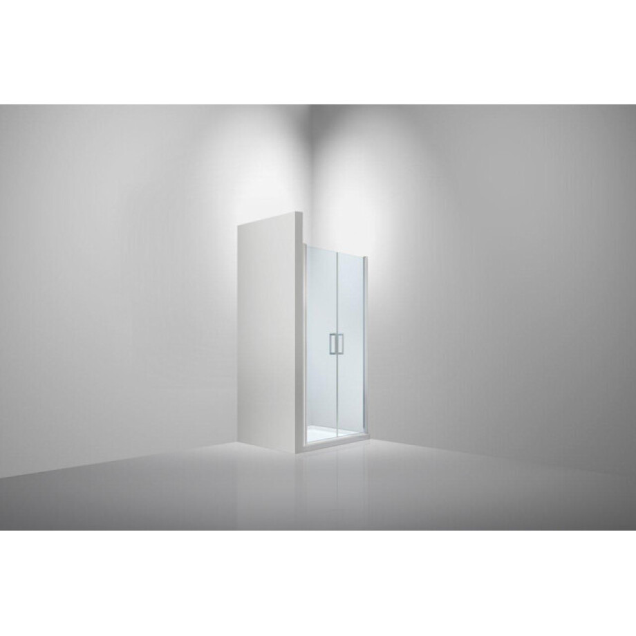 Van Rijn Products ST02 Saloondeur - 140x200cm - incl glasbehandeling - incl muurprofiel - chroom ST02400140 afbeelding 1