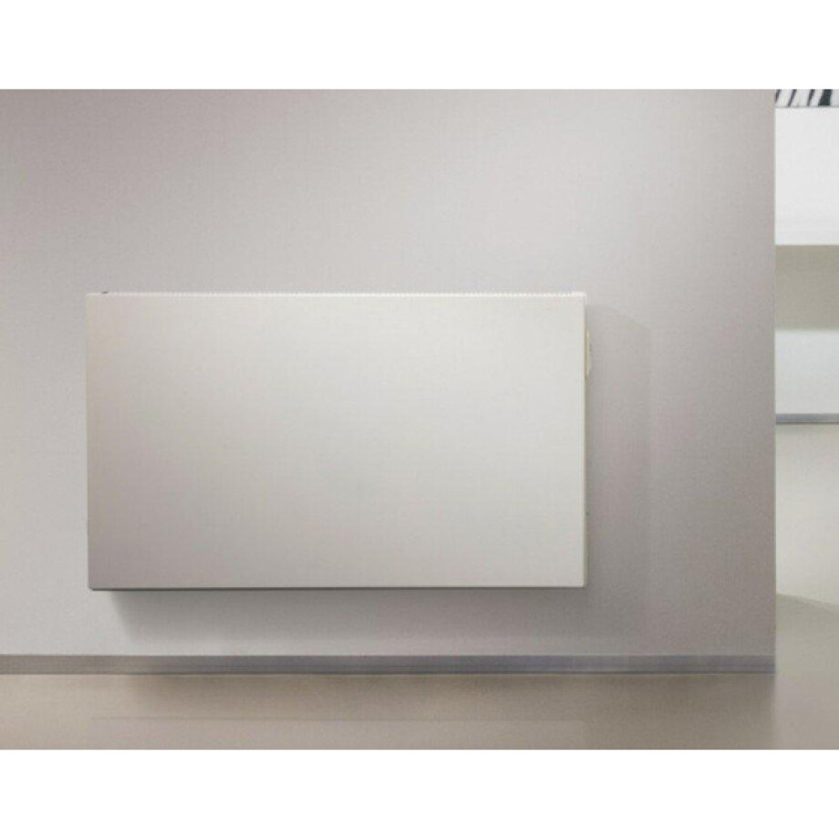 Vasco E panel h fl elektrische Design radiator 60x60cm 750watt Staal Traffic White 339060060el1000 afbeelding 1