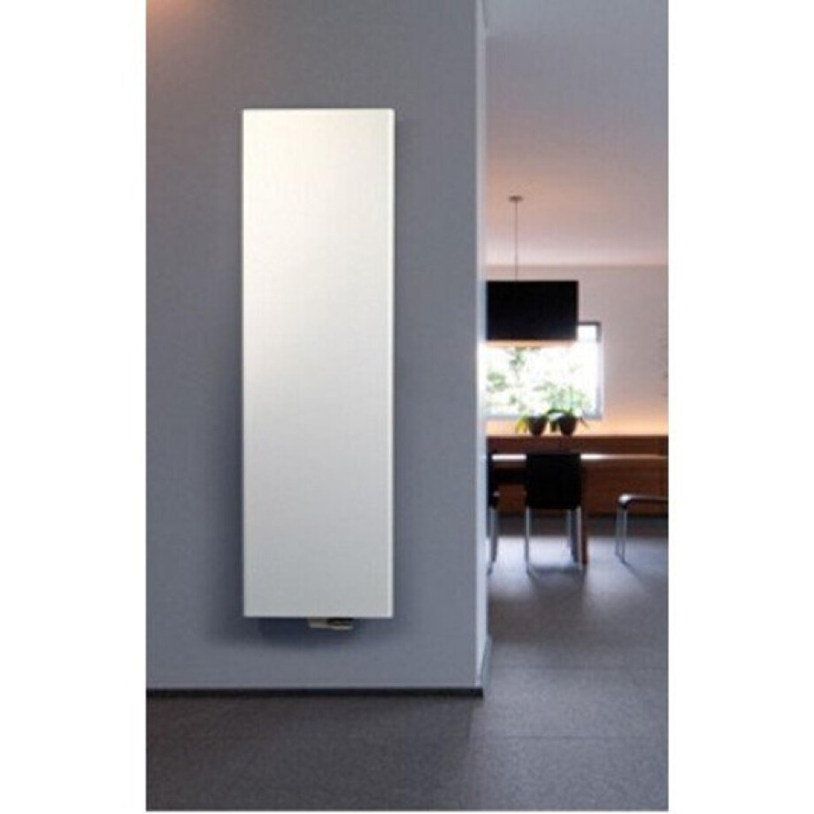 Vasco Niva S NS1L1 designradiator enkel 440X2020mm 842 watt wit structuur 197044202lb0900 afbeelding 1