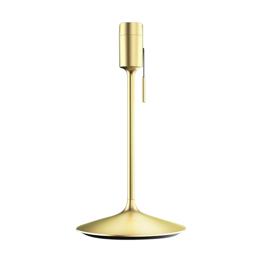 Sante tafellamp standaard brushed brass - met usb aansluiting afbeelding 1