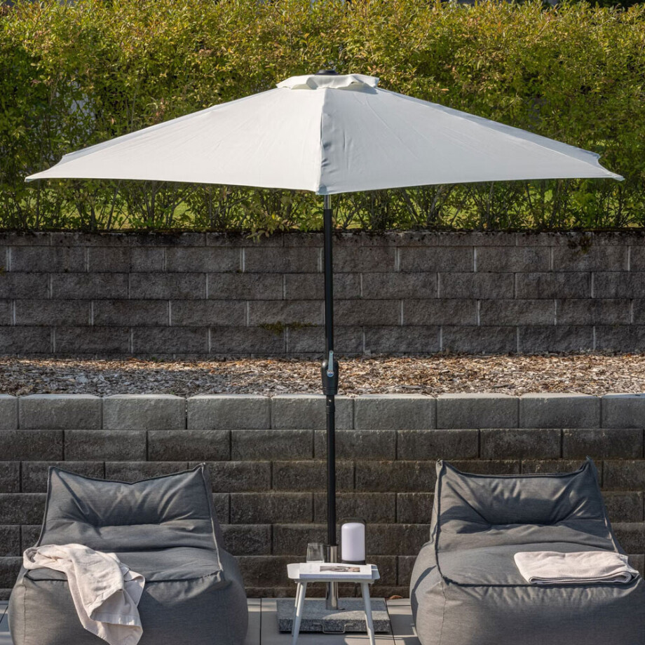Nohr Parasol 'Antasia' 300cm, kleur Ecru afbeelding 1