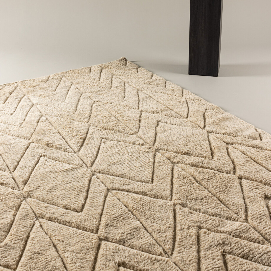 Nohr Vloerkleed 'Natasia' 300 x 400cm, kleur Beige afbeelding 1