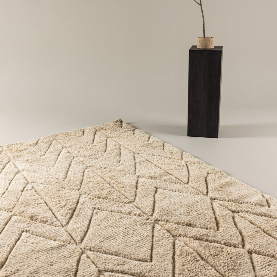 Nohr Vloerkleed 'Natasia' 160 x 230cm, kleur Beige afbeelding 1