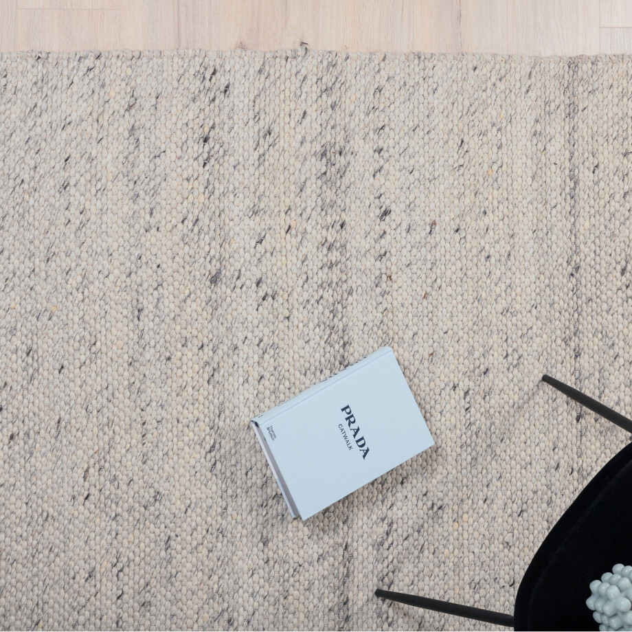 Nohr Vloerkleed 'Chandara' 170 x 240cm, kleur Ivory Nohr Vloerkleed 'Chandara' 170 x 240cm, kleur Ivory afbeelding 1