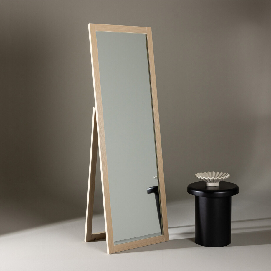 Nohr Staande Spiegel 'Kaycie' 170 x 55cm, kleur Whitewash afbeelding 1