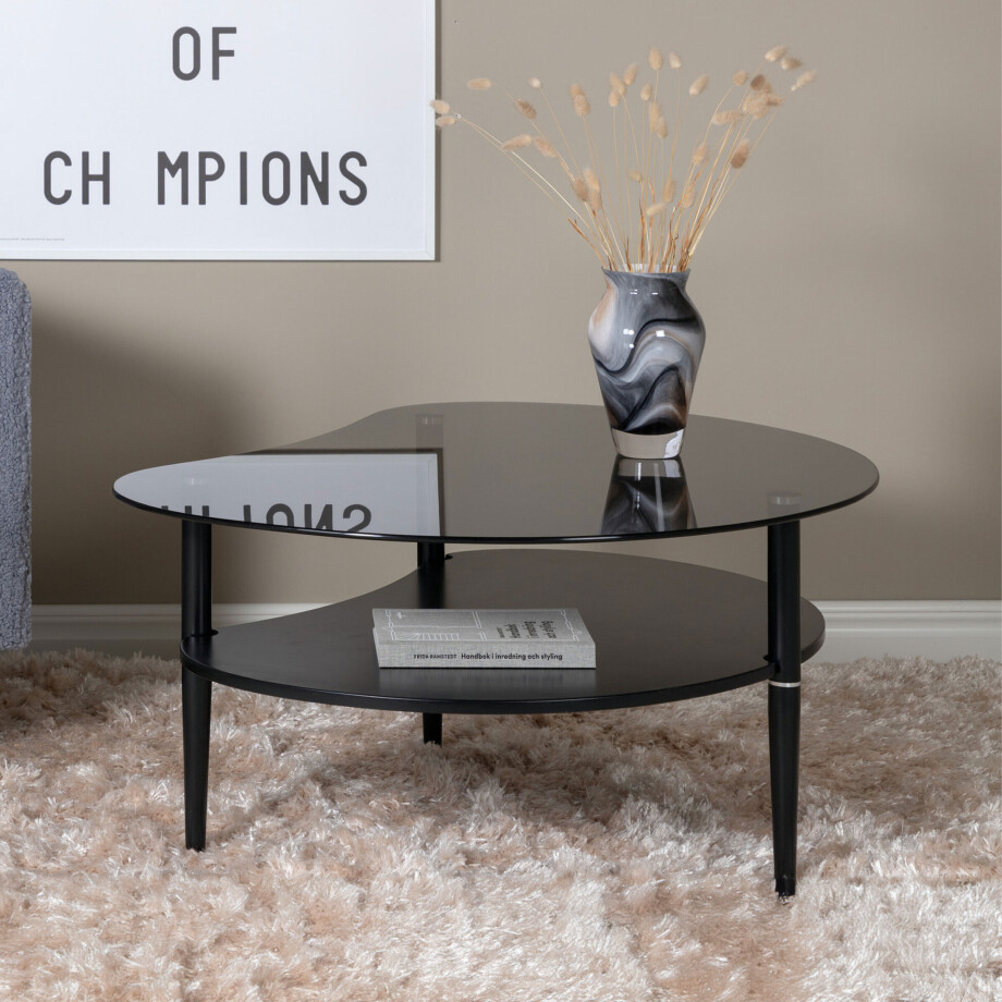 Nohr Organische Salontafel 'Illiana' 101 x 80cm, kleur Smoke Nohr Organische Salontafel 'Illiana' 101 x 80cm, kleur Smoke afbeelding 1