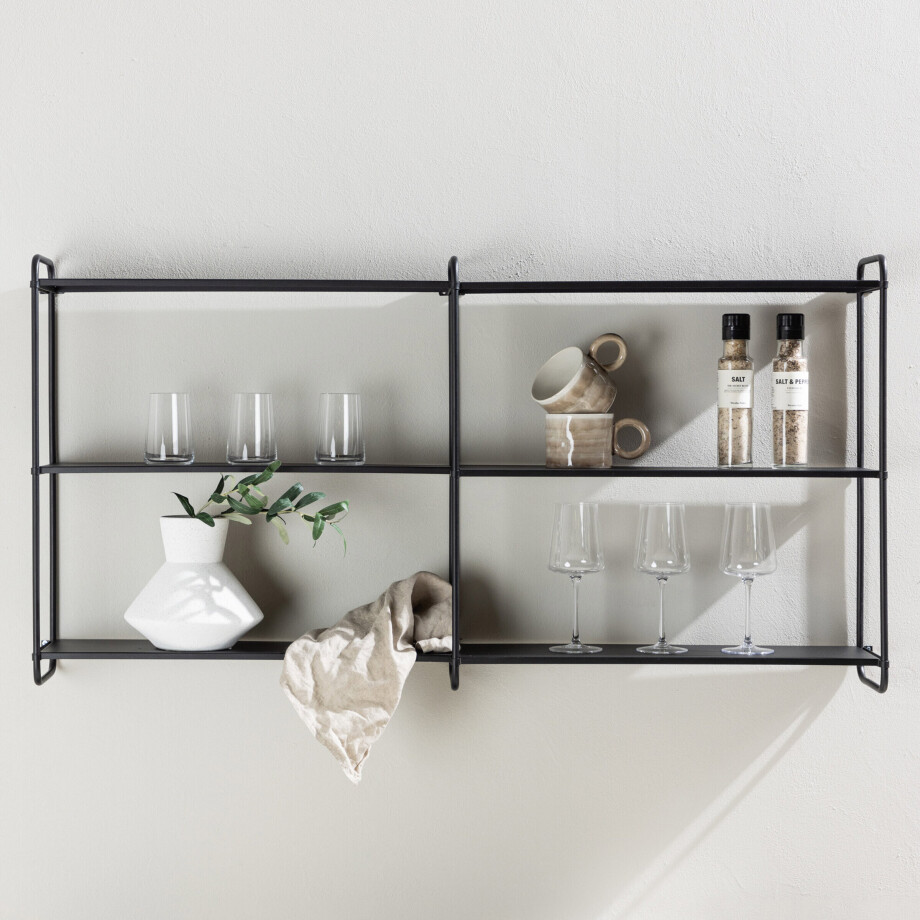 Nohr Wandrekje 'Jaymie' 63 x 122cm, kleur Zwart afbeelding 1