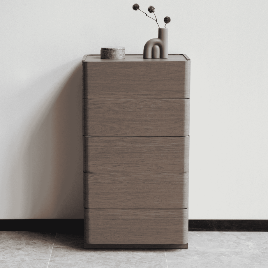 Nohr Ladekast 'Lotte' Met 5 laden, kleur Mocca afbeelding 