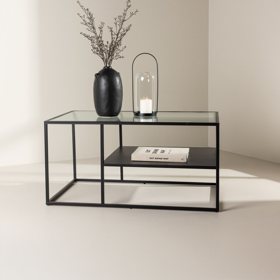 Nohr Salontafel 'Donovin' 90 x 60cm, kleur Zwart afbeelding 1