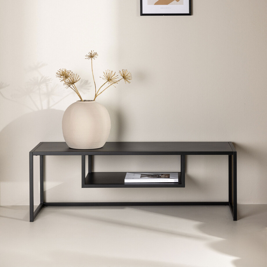 Nohr TV-meubel 'Venancio' 120cm, kleur Zwart afbeelding 1