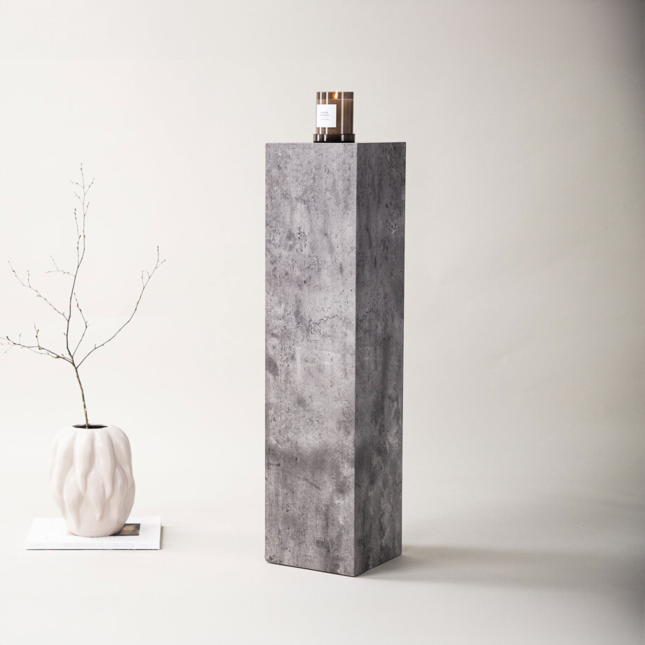 Nohr Zuil 'Nykole' Betonlook, 95cm hoog, kleur Grijs afbeelding 1