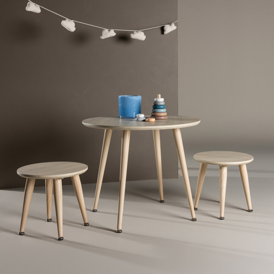 Nohr Kinderset 'Niki' kleur Whitewash afbeelding 