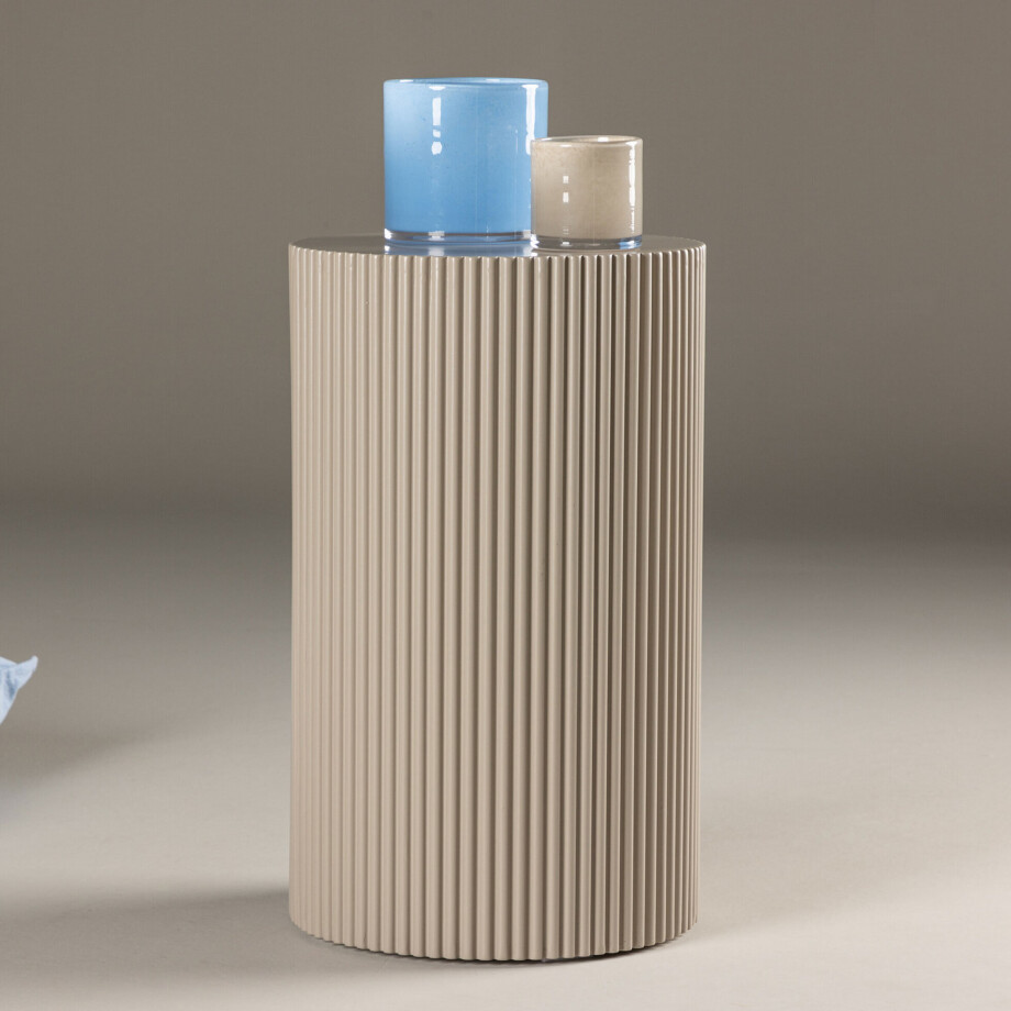 Nohr Ronde Bijzettafel 'Mistina' 30cm, kleur Beige afbeelding 1