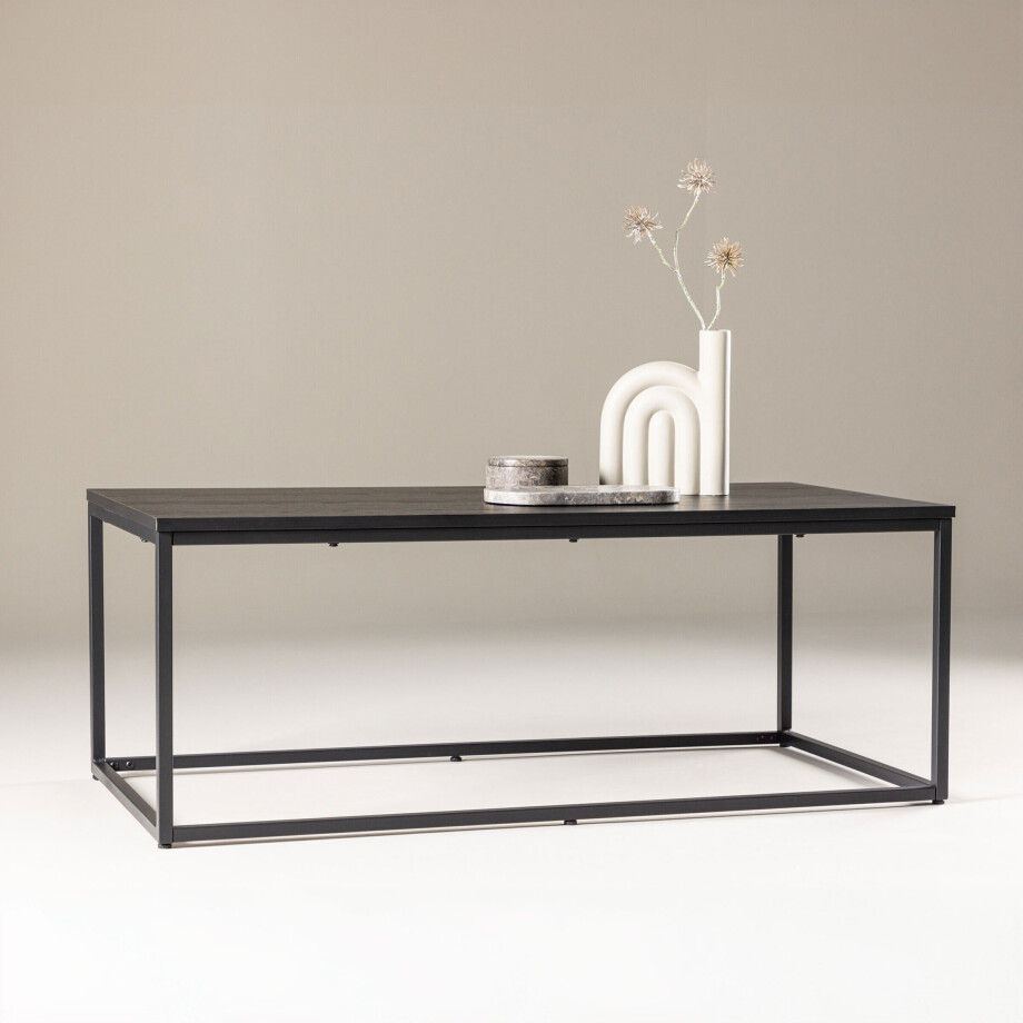 Nohr Salontafel 'Jullian' 120 x 60cm, kleur Zwart afbeelding 1