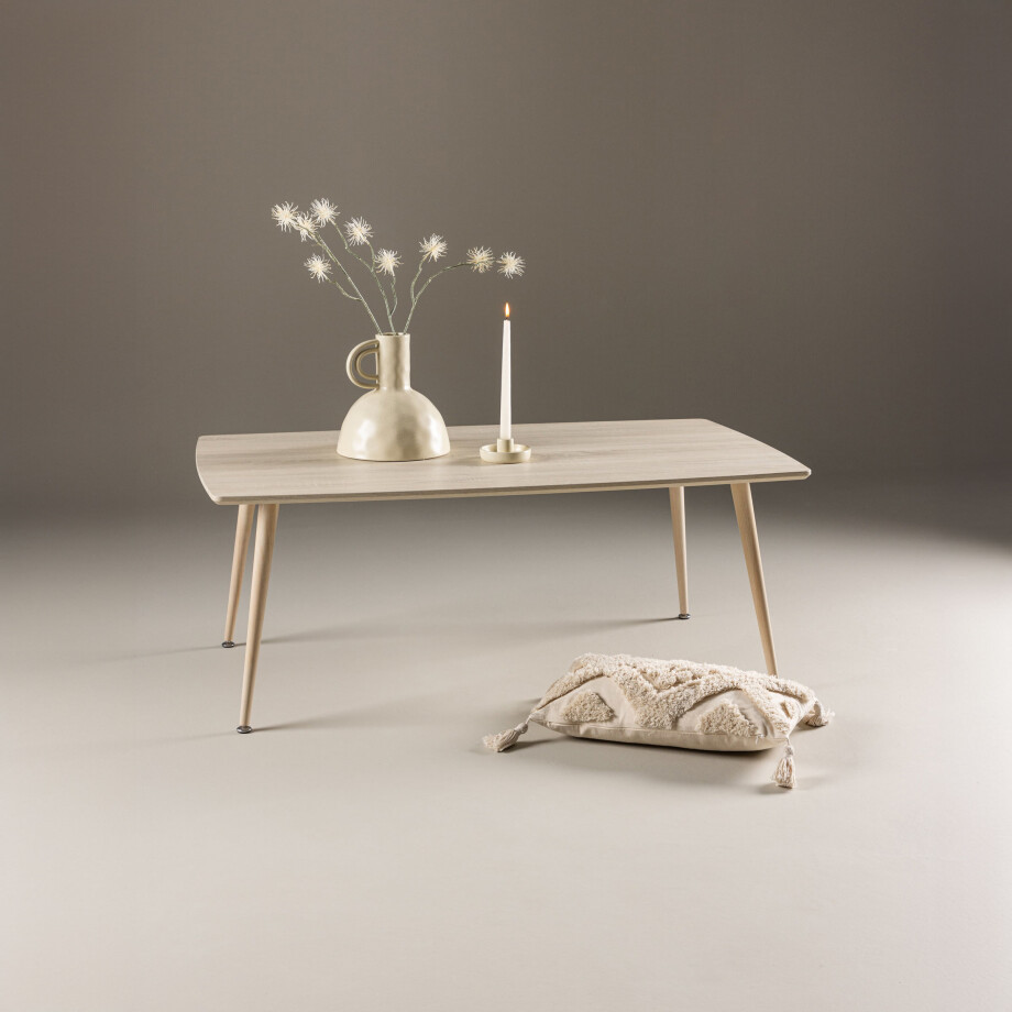 Nohr Salontafel 'Quennel' 120 x 70cm, kleur Whitewash afbeelding 1