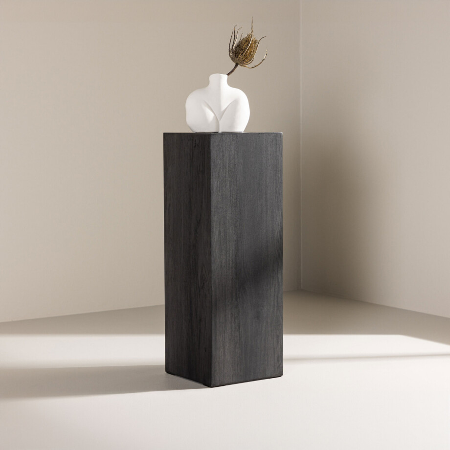 Nohr Zuil 'Nykole' 65cm hoog, kleur Zwart Nohr Zuil 'Nykole' 65cm hoog, kleur Zwart afbeelding 1