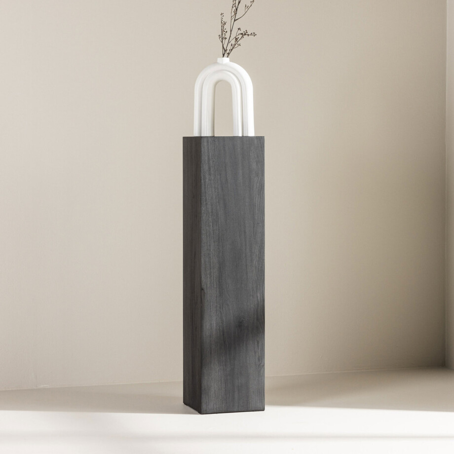 Nohr Zuil 'Nykole' 95cm hoog, kleur Zwart Nohr Zuil 'Nykole' 95cm hoog, kleur Zwart afbeelding 1