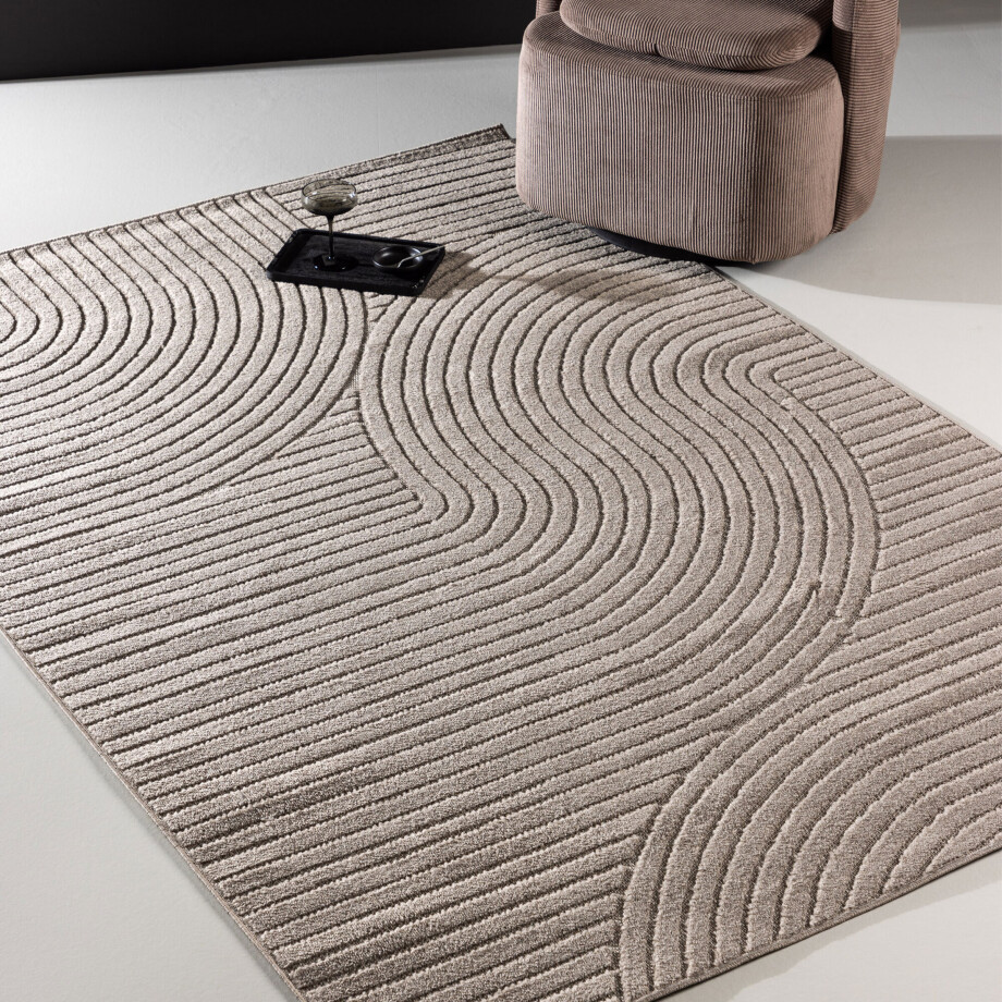 Nohr Vloerkleed 'Aries' 240 x 340cm, kleur Bruin afbeelding 1