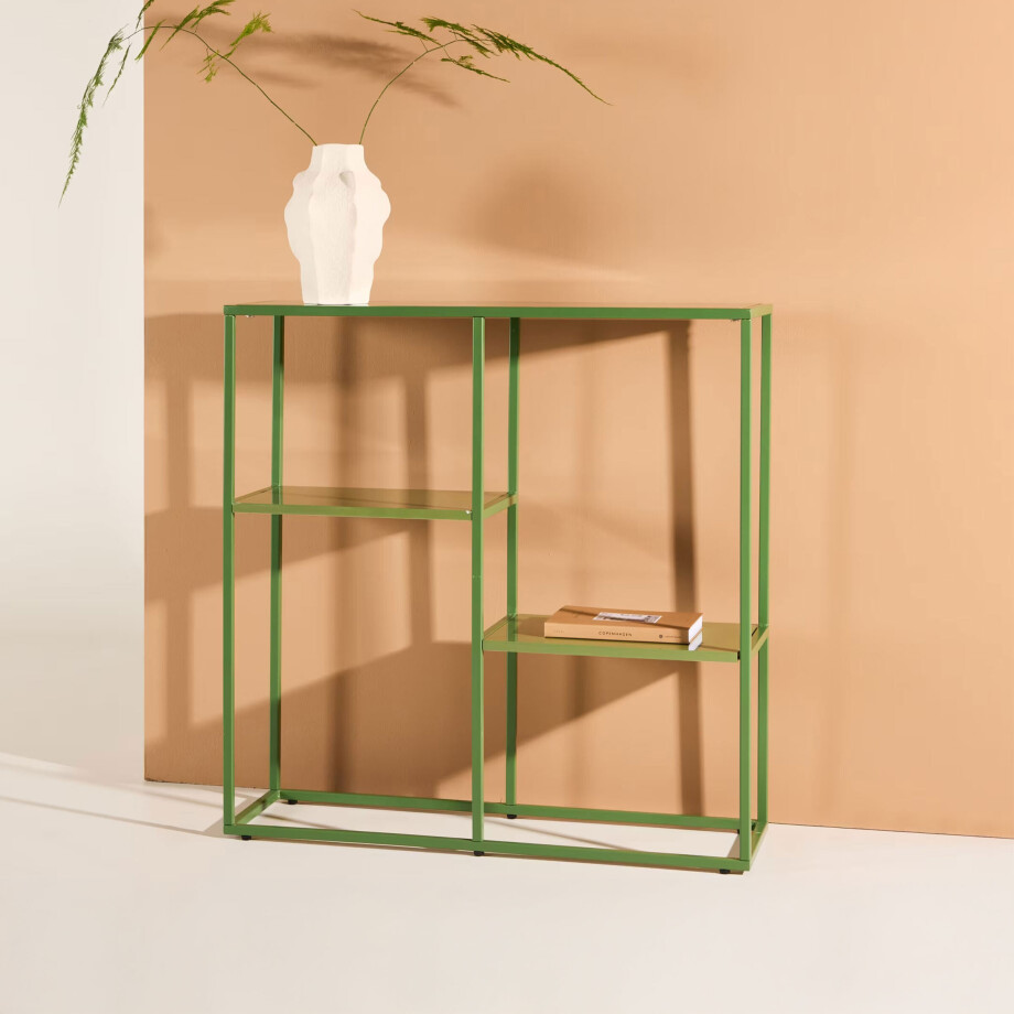 Nohr Wandrek 'Keonte' 80 x 80cm, kleur Groen afbeelding 1