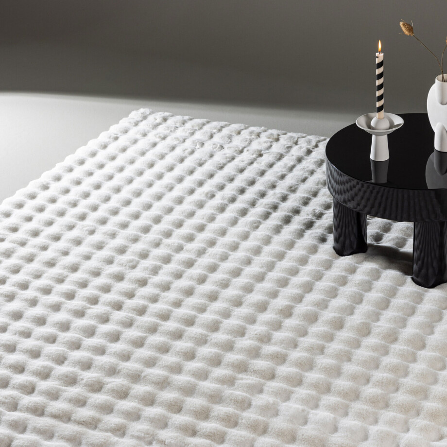 Nohr Vloerkleed 'Dandra' 290 x 200cm, kleur Wit afbeelding 1