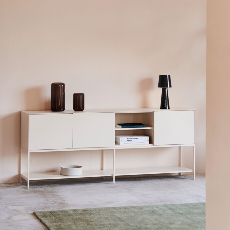 Kave Home Dressoir 'Vedrana' 195cm, kleur Wit Kave Home Dressoir 'Vedrana' 195cm, kleur Wit afbeelding 1