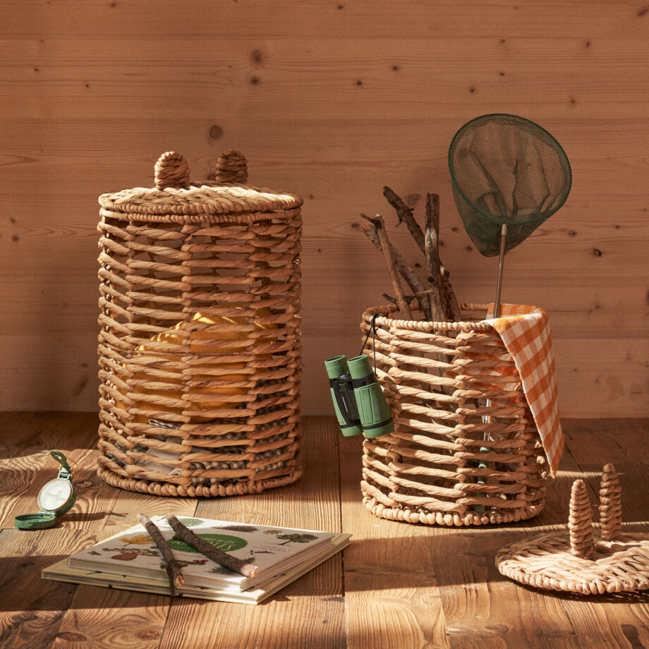 Kave Home Mand 'Venezia' Rotan, Set van 2 stuks Kave Home Mand 'Venezia' Rotan, Set van 2 stuks afbeelding 1