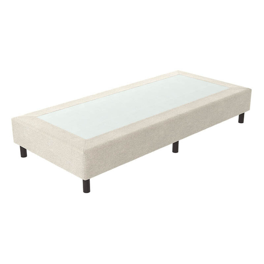1-Persoons Verende Hotelboxspring Zonder Matras - Beige - Beige 90x200 Cm - Bonellvering - Inclusief Topper - Dekbed-Discounter.nl 1-Persoons Verende Hotelboxspring Zonder Matras - Beige - Beige 90x200 Cm - Bonellvering - Inclusief Topper - Dekbed-Discounter.nl afbeelding 1