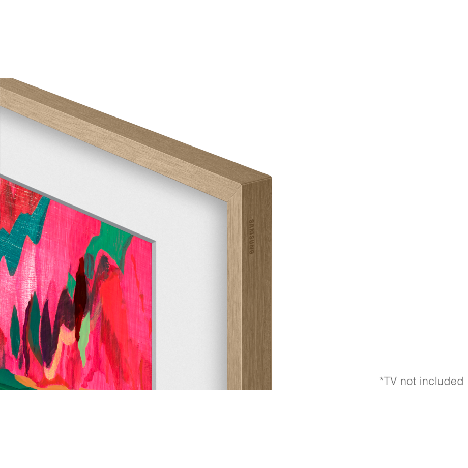 Verwisselbare lijst 85 inch The Frame Modern â Teakhout look (2021-2025) afbeelding 1
