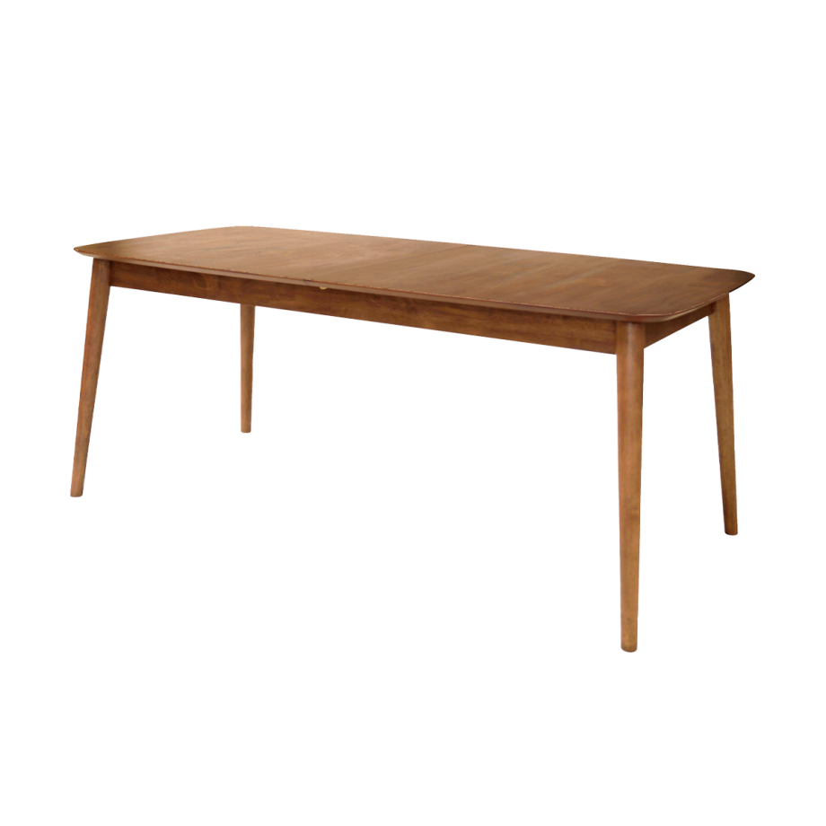 Victor uitschuifbare houten eettafel walnoot - 180 tot 219 x 90 cm Victor uitschuifbare houten eettafel walnoot - 180 tot 219 x 90 cm afbeelding 1