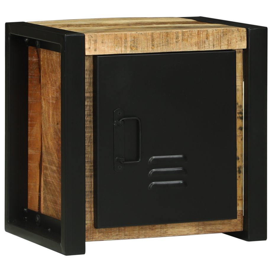 vidaXL Badkamerkast met plank Bruin 40 x 30 x 40 cm Massief Mango Hout afbeelding 1