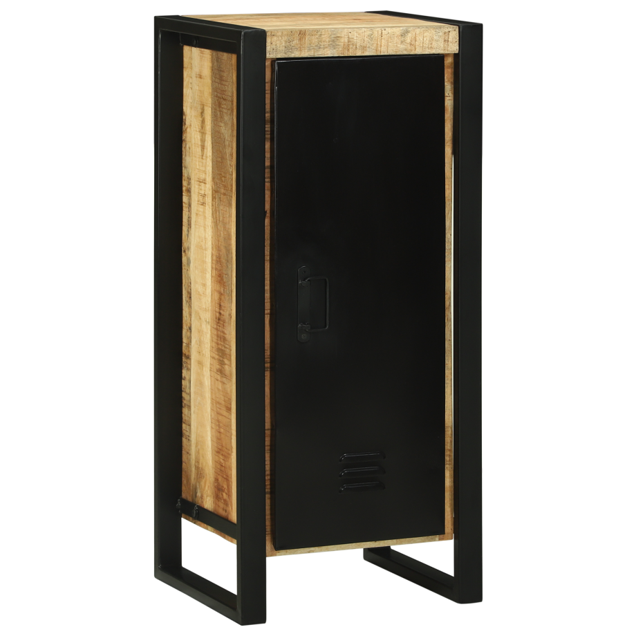 vidaXL Badkamerkast met plank Bruin 40 x 35 x 90 cm Massief Mango Hout afbeelding 1
