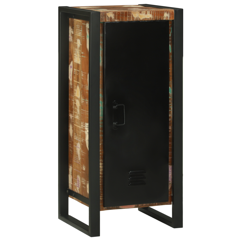 vidaXL Badkamer Wandkast 40x35x90 cm Van Gerecycled Massief Hout afbeelding 1