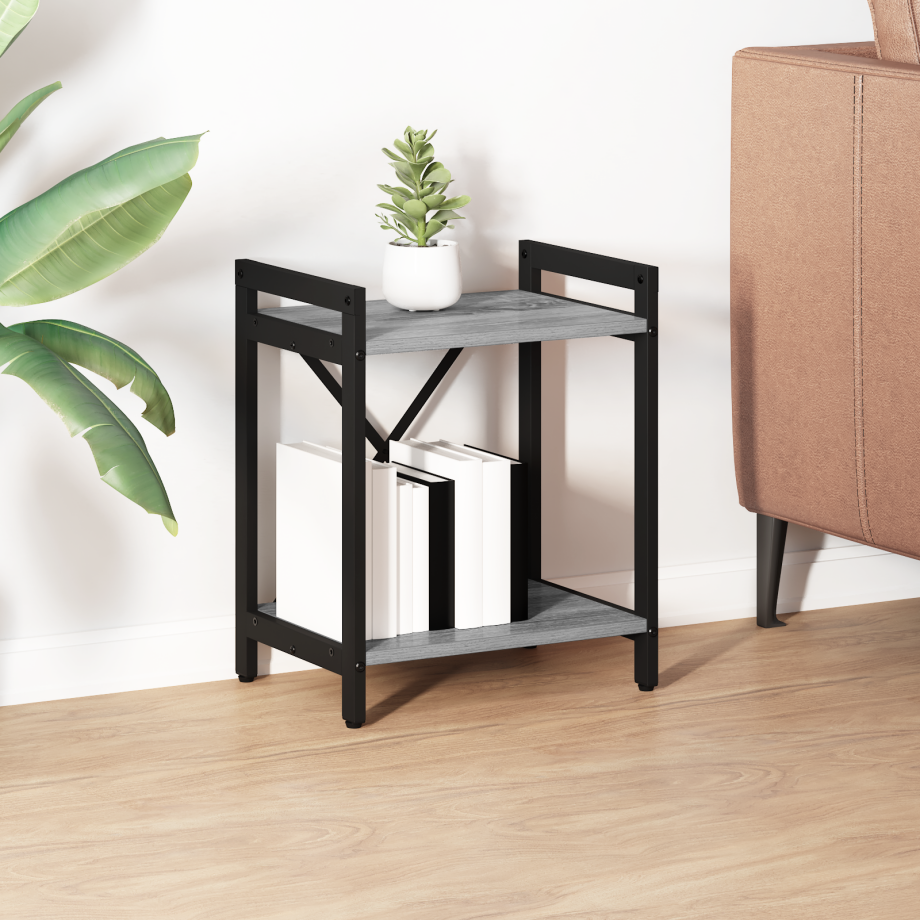 vidaXL Boekenkast Grijs sonoma 40 x 30 x 50 cm Bewerkt hout vidaXL Boekenkast Grijs sonoma 40 x 30 x 50 cm Bewerkt hout afbeelding 1