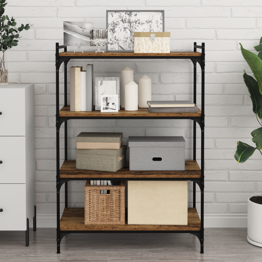 vidaXL Boekenplank Bord 4 pcs Bruin 100 x 40 x 1.5cm Spaanplaat vidaXL Boekenplank Bord 4 pcs Bruin 100 x 40 x 1.5cm Spaanplaat afbeelding 1