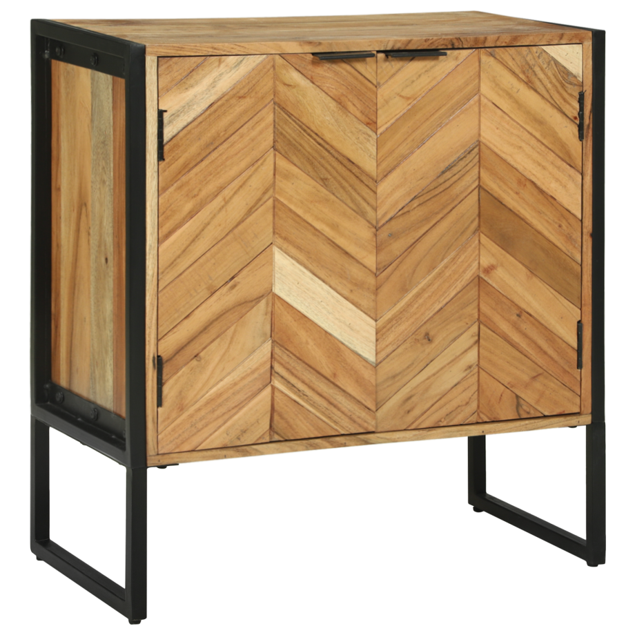 vidaXL Dressoir 70 x 35 x 75 cm Massief acaciahout afbeelding 1
