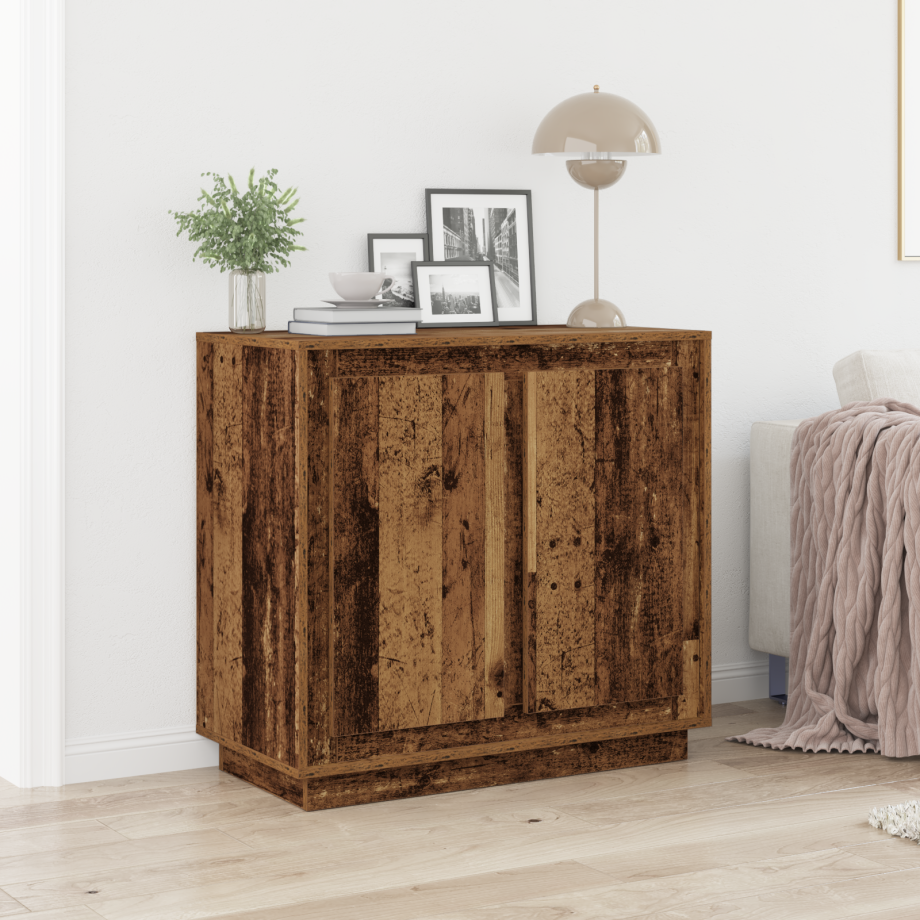 vidaXL Dressoir Oude Hout 80x34x75 cm Gerecycled Hout afbeelding 1