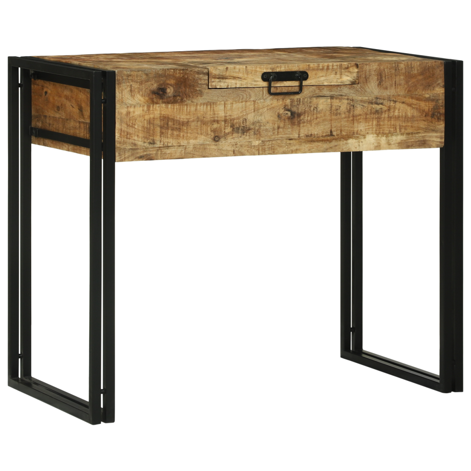 vidaXL Kaptafel 90x50x75 cm van Massief Mango Hout afbeelding 1