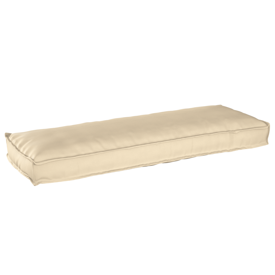 vidaXL Ligbedkussen Beige 120x40x8 cm Oxford Stof afbeelding 1