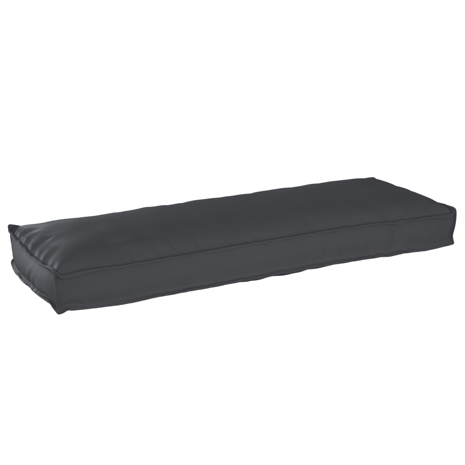 vidaXL Ligbedkussen Zwart 120x40x8 cm Oxford Stof afbeelding 1