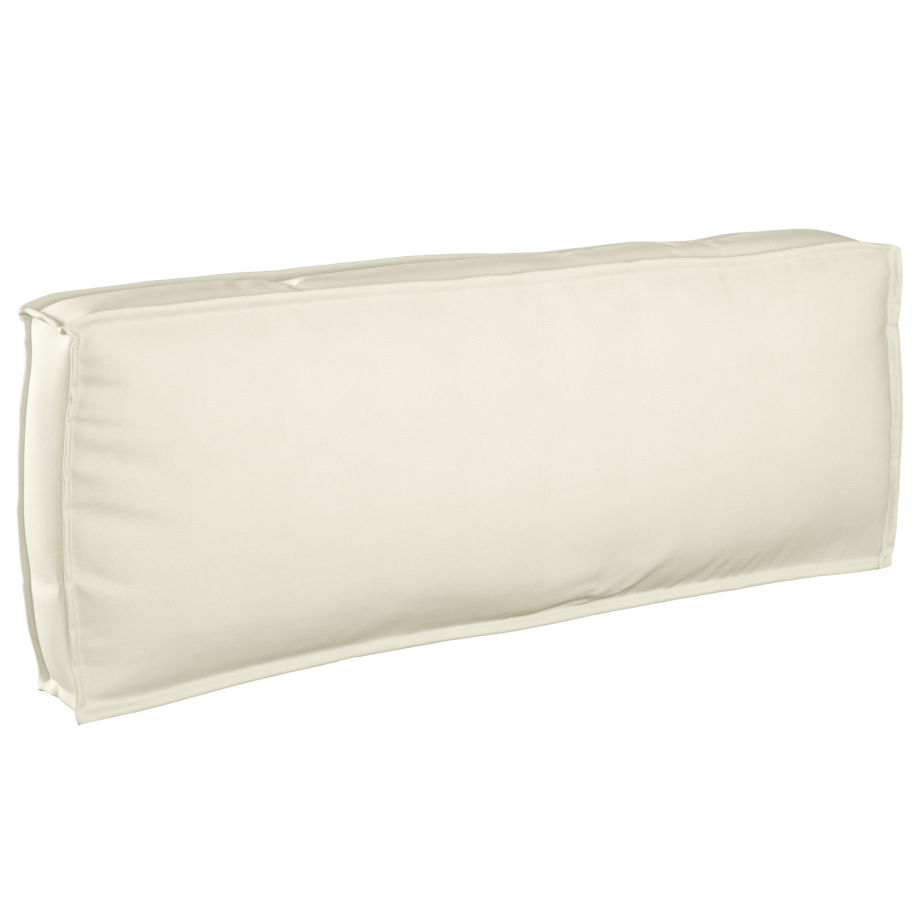 vidaXL Palletkussen rugleuning 120x40x12 cm oxford stof crèmekleurig vidaXL Palletkussen rugleuning 120x40x12 cm oxford stof crèmekleurig afbeelding 1