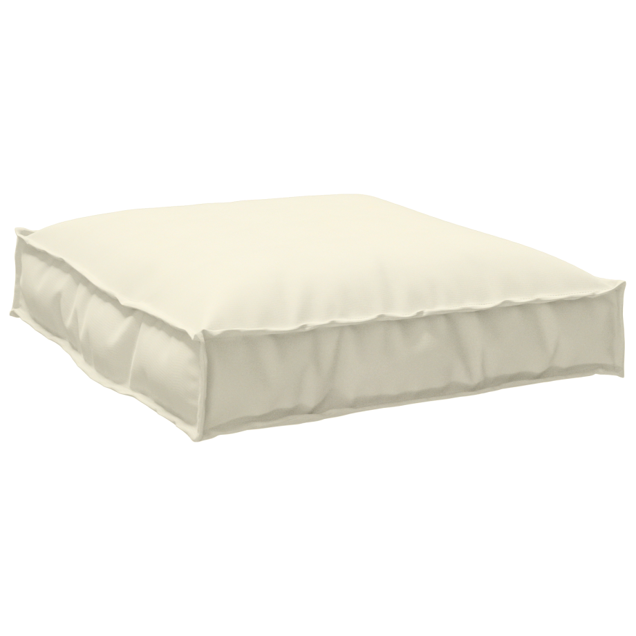 vidaXL Palletkussen voor Zit Crème 70x70x12 cm Oxford Stof vidaXL Palletkussen voor Zit Crème 70x70x12 cm Oxford Stof afbeelding 1
