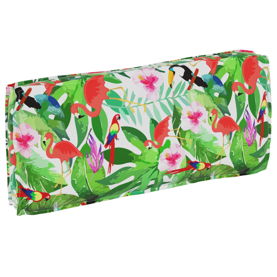 vidaXL Palletkussen Zit/Steun Tropische Jungle 120x50x12 cm Oxford Stof vidaXL Palletkussen Zit/Steun Tropische Jungle 120x50x12 cm Oxford Stof afbeelding 1