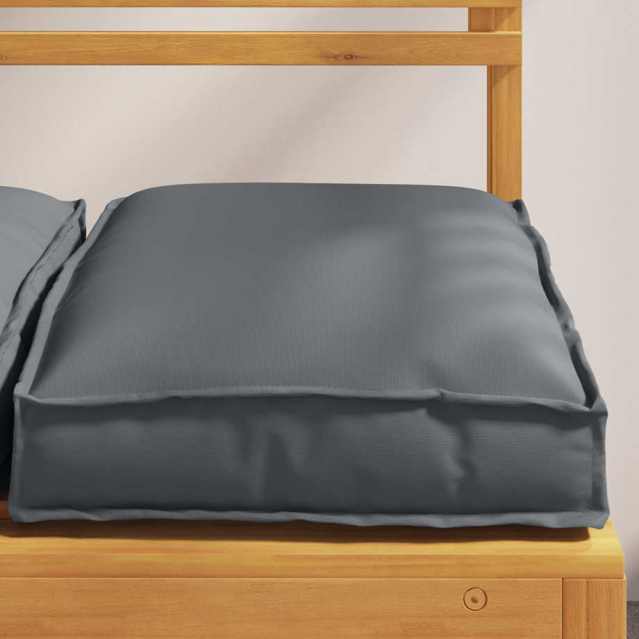 vidaXL Palletkussens 2 st zitting 40x40x8 cm oxford stof antraciet vidaXL Palletkussens 2 st zitting 40x40x8 cm oxford stof antraciet afbeelding 1