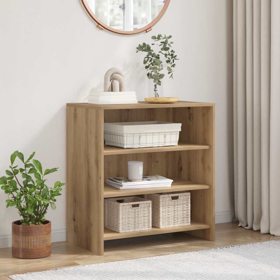 vidaXL Dressoir Bruin 70 x 41 x 75 cm Bewerkt hout afbeelding 1